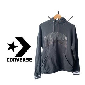 CONVERSE Trending Oversized Hoodie | Men’s Medium | Black | Dual Layer